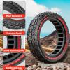 Cooryda 8.5x2''Solid Tire,8.5 Inch Off-road Tire for Electric Scooter Xiaomi m365/Mijia/gotrax gxl V2/gotrax XR All 8.5 Inch Original Tires,8 1/2x2 Scooter Replacement Tire for Front/Rear(Red 2pcs) view 2