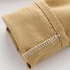 Baby Boys Toddler School Uniform Pants Elastic Waist Trousers with Pocket Solid Color Chino Pants (Khaki, 4-5 Years) view 3