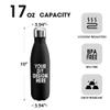 SMLIXE Personalized Custom Water Bottles 17oz 25 Pcs Stainless Steel Double Wall Insulated Leakproof Cups for Sports Outdoors With Colorful Text Logo Print in USA view 2