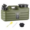 ALINUOYQ 5L Gallon Portable Camping Water Jug, BPA Free Water Container with Spigot, Reliance Large Green Water Bottle, Military & Multifunction Water Storage Containers for Outdoor view 1