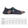 Water Shoes for Women Men Quick-Dry Barefoot Water Sports Shoes Blue and Yellow Flowers Sport Beach Swim Shoes view 2