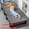Folding Camping Cot with Mattresses 4-Level Adjustment of Backrest Portable Foldable Bed Provide A Comfortable Rest for Camping, Home, Office, No Installation Required(Gray,190 * 68 * 30cm) view 3