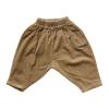 Toddler Boys Girls Corduroy Pants Pull On Trousers Plain Elastic Waist Sweatpants Baby Solid (Khaki, 18-24 Months) view 1