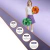 Blaward 2 Pack Cheerleading Pom Poms +Custom Made Pom Holder Cheer Uniform Costume Accessory for Party Dance Sports Noisemaker,Cheerleading Squad Spirited Fun Poms Cheerleader Pompoms view 2