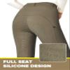 FitsT4 Sports Women's Full Seat Breeches High Waist Horse Riding Pants view 4
