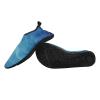 Water Shoes for Women Men Quick-Dry Barefoot Water Sports Shoes Blue Abstract Cloth Sport Beach Swim Shoes view 2