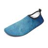 Water Shoes for Women Men Quick-Dry Barefoot Water Sports Shoes Blue Abstract Cloth Sport Beach Swim Shoes view 4