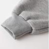 Unisex Toddler Fleece Sweatpants Cotton Elastic Waist Fall Winter Baby Boys Girls Jogger Pants (Grey, 12-18 Months) view 2