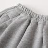 Unisex Toddler Fleece Sweatpants Cotton Elastic Waist Fall Winter Baby Boys Girls Jogger Pants (Grey, 12-18 Months) view 4