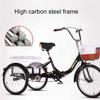 DBZRRKHDC Adult Tricycle Cruiser Bike Shopping Outdoor Sport Folding Adult Tricycle 20 Inch Trike 3 Wheel Bikes Bicycles with Large Basket Low-Step Through Frame Adjust Saddle view 4