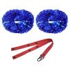 Blaward Personalized Pom Holder Cheerleading Accessories with Cheerleading Pom Poms, 2 Pack Cheerleader Cheering Squad Pompoms for School Sports Games Team Spirit Cheer Uniform Costume Accessory view 1