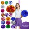 Blaward Personalized Pom Holder Cheerleading Accessories with Cheerleading Pom Poms, 2 Pack Cheerleader Cheering Squad Pompoms for School Sports Games Team Spirit Cheer Uniform Costume Accessory view 3