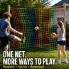 Safety Net for Kids, Balcony Safety Netting for Railings, Baseball Backstop Net, Child Protection Net for Balcony Stair Playground Pet Safety 3.3X16FT view 3