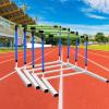 HDYZJQ Adjustable Plyometric Hurdles/Metalized Foam Hurdles 4pcs, Portable Speed and Agility Training Equipment, Professional Track & Field Hurdles for Athlete Trainer view 1