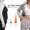 HOTSUIT Sauna Suit Women Machine Washable Sweat Sauna Jacket Pants Anti Rip Sweat Suits for Gym Workout view 3