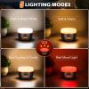 Yonktoo Rechargeable LED Camping Lantern, 300H Runtime, 6400mAh, IPX5 Waterproof Tent Light for Camping, Hiking, Power Outages, Home, Emergency - Standard Edition,Orange view 3