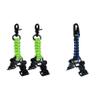 MELOTOUGH Tactical Glove Clip Work Glove Belt Clip with 2 Alligator Clips for Hiking,Camping,Hunting,Outdoor Activities(Lime 2pcs & Blue 1pcs) view 1