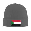 MULIHU Flag of Sudan Beanie Hat for Men Women Winter Warm Knit Hats Ski Hat Skull Cap Deep Heather view 2