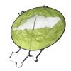 equlup Wind Sail, 108cm Transparent Window Canoe Sail Foldable Kayak Wind Sail Polyester Taffeta Canoe Wind Sail with Storage Bag for Sail Kayak Rowing Boats Canoe (Green) view 2