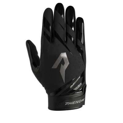 Phenom Elite VPS5 Adult Football Gloves - Team Colors (Black, X-Large)