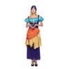 EraSpooky Women's Star Tarot Fortune Teller Costume Mystical Adult Halloween Gypsy Dress with Hat view 1