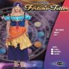EraSpooky Women's Star Tarot Fortune Teller Costume Mystical Adult Halloween Gypsy Dress with Hat view 2