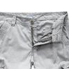 Men's Leisure Relaxed Fit Outdoor Shorts Cargo Multi Pockets Twill Shorts Cotton Knee Length Cargo Shorts (30,Gray 2) view 3