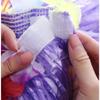 BAJOTAL Hawaiian Luau Hula Grass Skirt with Large Flower Costume Set for Dance Party Decorations Supplies (16" - Purple) view 2