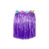 BAJOTAL Hawaiian Luau Hula Grass Skirt with Large Flower Costume Set for Dance Party Decorations Supplies (16" - Purple) view 4