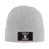 MULIHU Girls Just Wanna Have Fundamental Rights Feminism Beanie Hat for Men Women Winter Warm Knit Hats Ski Hat Skull Cap Gray view 2