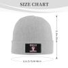 MULIHU Girls Just Wanna Have Fundamental Rights Feminism Beanie Hat for Men Women Winter Warm Knit Hats Ski Hat Skull Cap Gray view 3