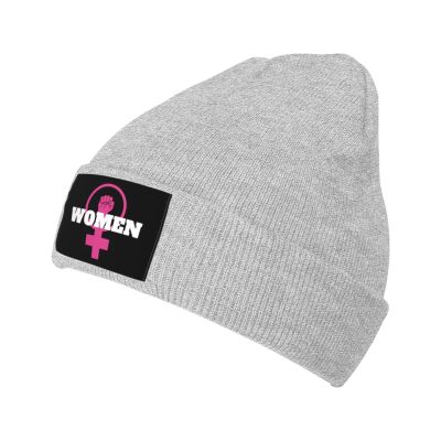 MULIHU Women Have Human Rights Too Beanie Hat for Men Women Winter Warm Knit Hats Ski Hat Skull Cap Gray