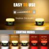 Yonktoo Rechargeable LED Camping Lantern 1000LM, 300H Runtime, 6400mAh, IPX5 Waterproof Tent Light for Camping, Hiking, Power Outages, Home, Emergency Use - Wireless Remote Edition,Green view 3