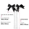Lorealri Leg Wraps Rave Bow Bell Y2k Lolita Lace Gaiters Leg Strap Carnival Costume Cosplay Festival Outfit Costume for Women (White) view 4