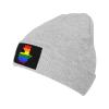MULIHU LGBT Flag Map of Guatemala Beanie Hat for Men Women Winter Warm Knit Hats Ski Hat Skull Cap Gray