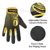 HANDLANDY Bundle - 2 Pairs of Youth Football Gloves, Sticky Wide Receiver Gloves for Kids & Adult,Sticky Wide Receiver Gloves view 3
