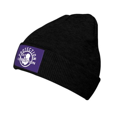 MULIHU Anti-Fetal Protection Conception Beanie Hat for Men Women Winter Warm Knit Hats Ski Hat Skull Cap Black
