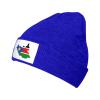 MULIHU South Sudan Terrain Map Beanie Hat for Men Women Winter Warm Knit Hats Ski Hat Skull Cap Blue view 1