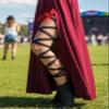 Lorealri Leg Wraps Rave Bow Bell Y2k Lolita Lace Gaiters Leg Strap Carnival Costume Cosplay Festival Outfit Costume for Women (Black) view 2