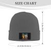 MULIHU Don't Stop Until You're Proud Feminism Beanie Hat for Men Women Winter Warm Knit Hats Ski Hat Skull Cap Deep Heather view 3