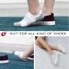 BRISIRA Bamboo Viscose Compression No Show Socks Womens Non Slip Running Athletic Cushion Moisture Wicking Low Cut view 2