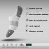 BRISIRA Bamboo Viscose Compression No Show Socks Womens Non Slip Running Athletic Cushion Moisture Wicking Low Cut view 4