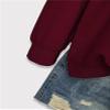 Pifnxtamy Sweatshirt for Women Math Teacher Pullover I'm A Math Teacher of Course I Have Problems Shirt Crewneck Blouse Wine view 4