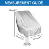 XHDZSW Boat Seat Cover | Waterproof, Universal Fit, Boat Seat Cover (Silver, 56x61x64 cm/22x24x25 in) view 4
