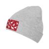 MULIHU Christmas Seamless Pattern Beanie Hat for Men Women Winter Warm Knit Hats Ski Hat Skull Cap Gray