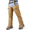 Snake Guard Chaps Waterproof Snake Chaps for Hunting Snake Bite Protection Gear Adjustable Size Snake Proof Gaiters Fit for Men & Women Anti-Snake Gaiters for Legs Cover From Ankle to Thigh view 1