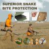 Snake Guard Chaps Waterproof Snake Chaps for Hunting Snake Bite Protection Gear Adjustable Size Snake Proof Gaiters Fit for Men & Women Anti-Snake Gaiters for Legs Cover From Ankle to Thigh view 4