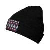 MULIHU Christmas Seamless Knitting Pattern Beanie Hat for Men Women Winter Warm Knit Hats Ski Hat Skull Cap Black