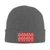 MULIHU Christmas Seamless Pattern Beanie Hat for Men Women Winter Warm Knit Hats Ski Hat Skull Cap Deep Heather view 2