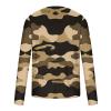 Big and Tall Shirts for Men Long Sleeve Camouflage Print Graphic Pullover Tops Camo Gym Workout Crewneck Sweatshirts mens hawaiian shirts Camouflage XXXL view 3